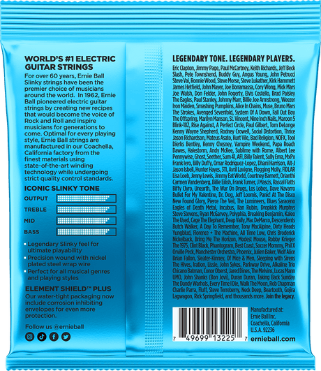 Ernie Ball 3225 Extra Light elektrische gitaarsnaren 3-pack (008-038)