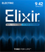 Elixir 12000 Polyweb elektrische gitaarsnaren Super Light 009-042