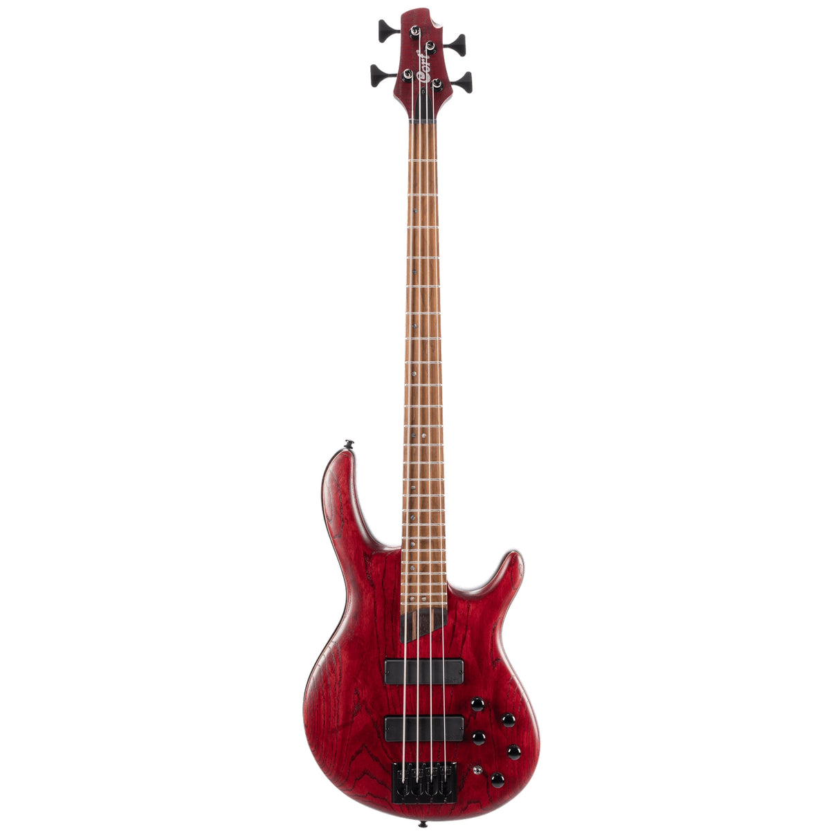 CORT COB4EOPBR Basgitaar, B4 Element, Open Pore Burgundy Red