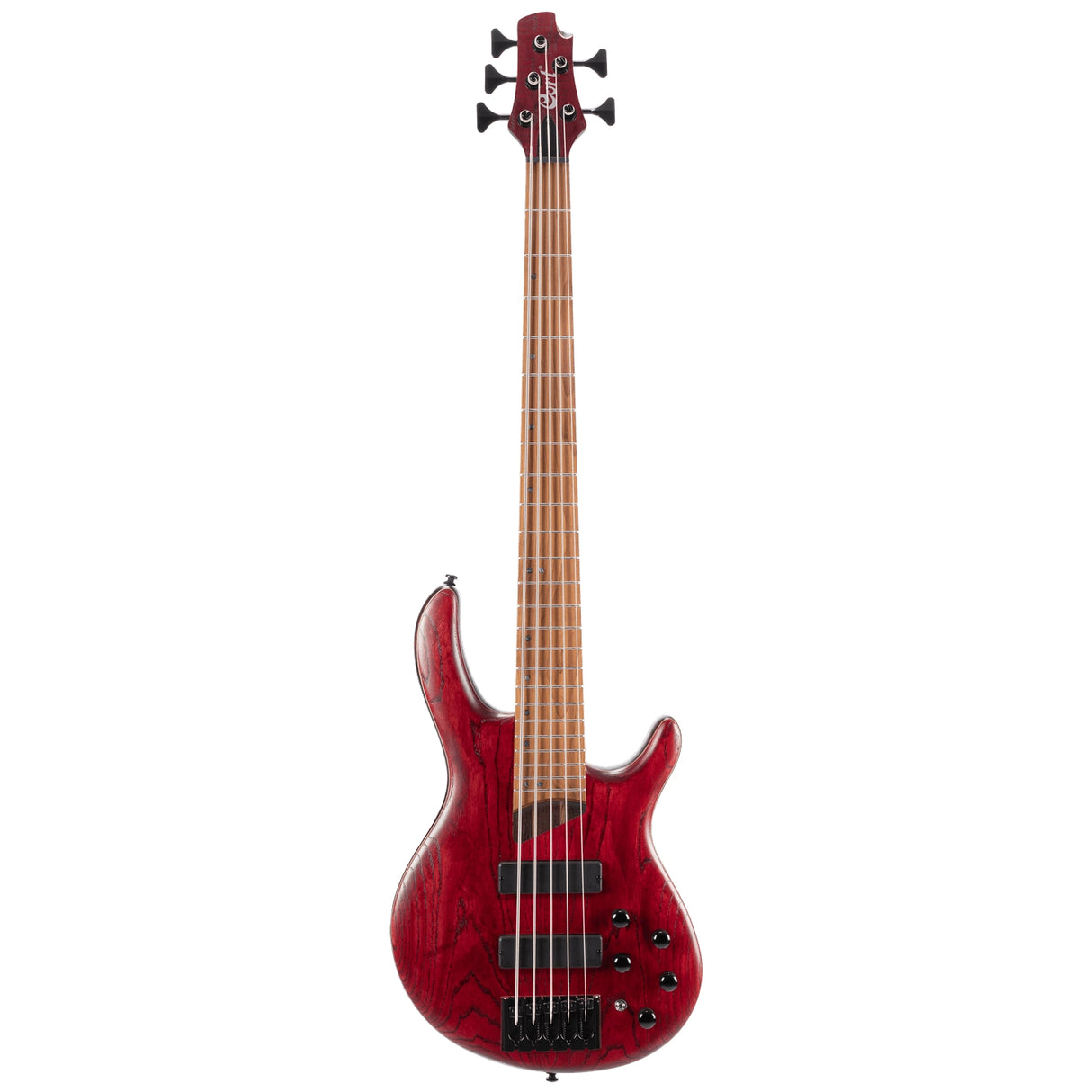 CORT COB5EOPBR Basgitaar, B5 Element, Open Pore Burgundy Red, 5 snaren