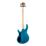 CORT COC5DCBL Basgitaar, C5 Deluxe, 5-snarig, Candy Blue