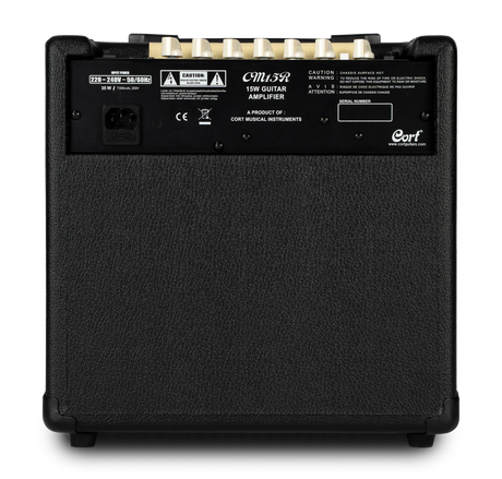 SX LG2ASHNA Lapsteel Gitaar Set met Cort CM15RBK 15W Versterker 8 inch Reverb Zwart