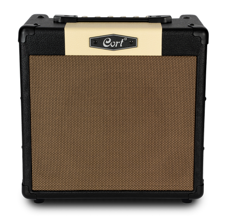 SX LG2ASHNA Lapsteel Gitaar Set met Cort CM15RBK 15W Versterker 8 inch Reverb Zwart