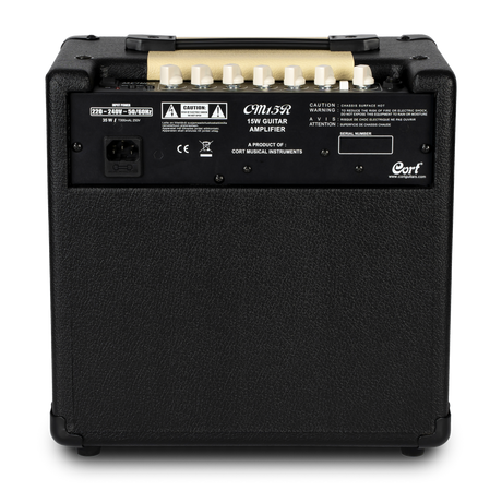 SX LG2ASHNA Lapsteel Gitaar Set met Cort CM15RBK 15W Versterker 8 inch Reverb Zwart