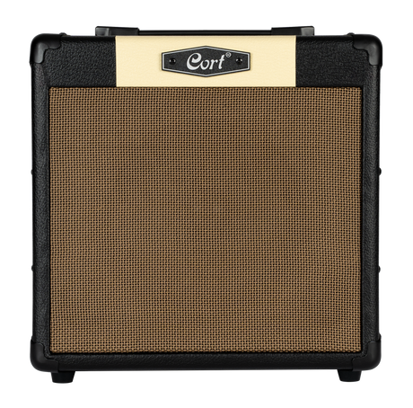 SX LG2ASHNA Lapsteel Gitaar Set met Cort CM15RBK 15W Versterker 8 inch Reverb Zwart