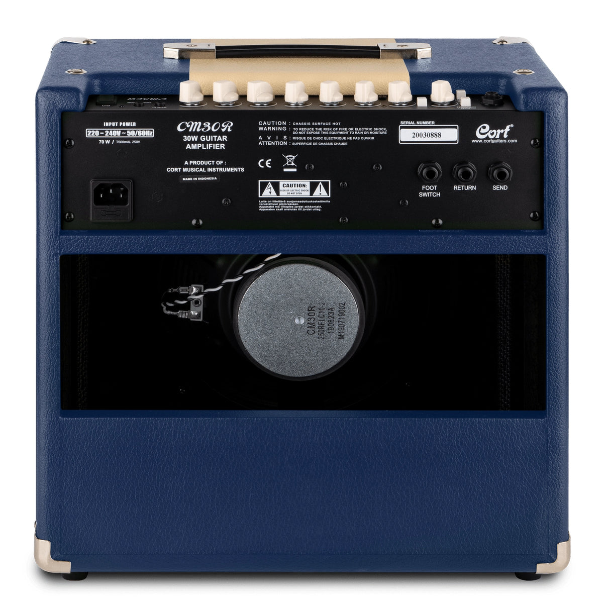 CORT COCM30RDB Elektrische gitaarcombo, CM30R, Dark Blue, 30 watt