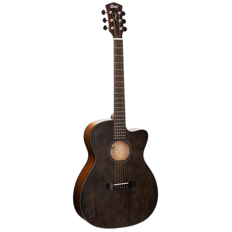 CORT COCOREOCSPOPTB Folkgitaar, CORE-OC SP, Open Pore Trans Black, voorversterker, So