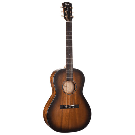 CORT COCOREPEABWOPBB Folkgitaar, CORE-PE AMH, Open Pore Black Burst, voorversterker, S