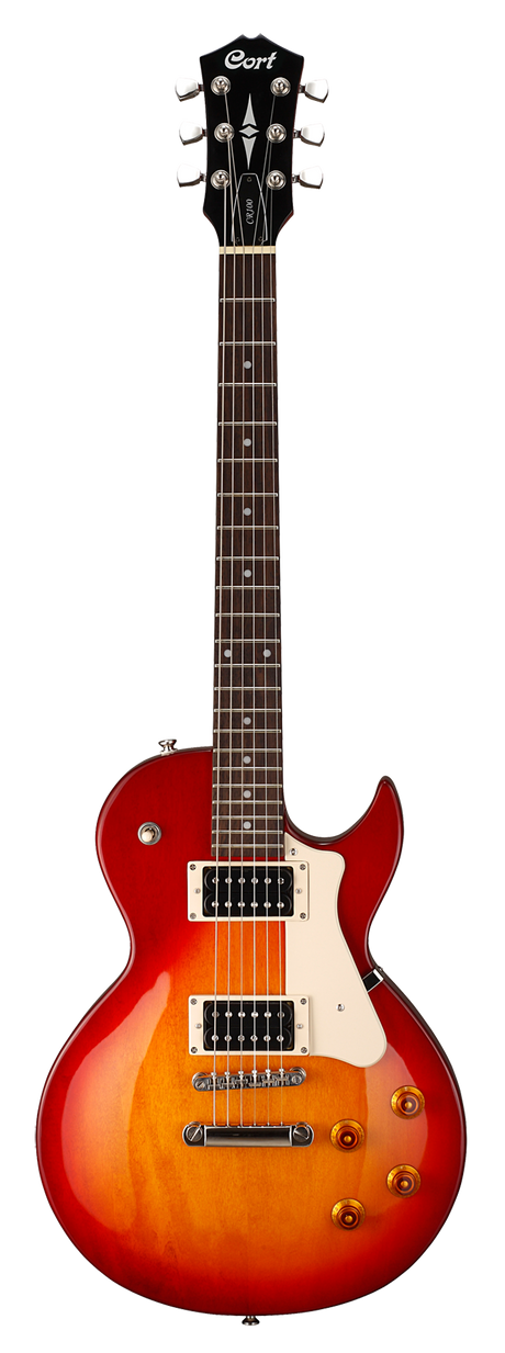 CORT CR100CRS2 elektrische gitaar LP-model cherry red sunburst