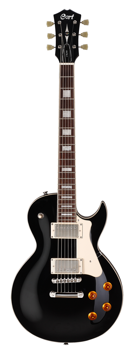 CORT CR200BK2 Elektrische gitaar LP-model zwart