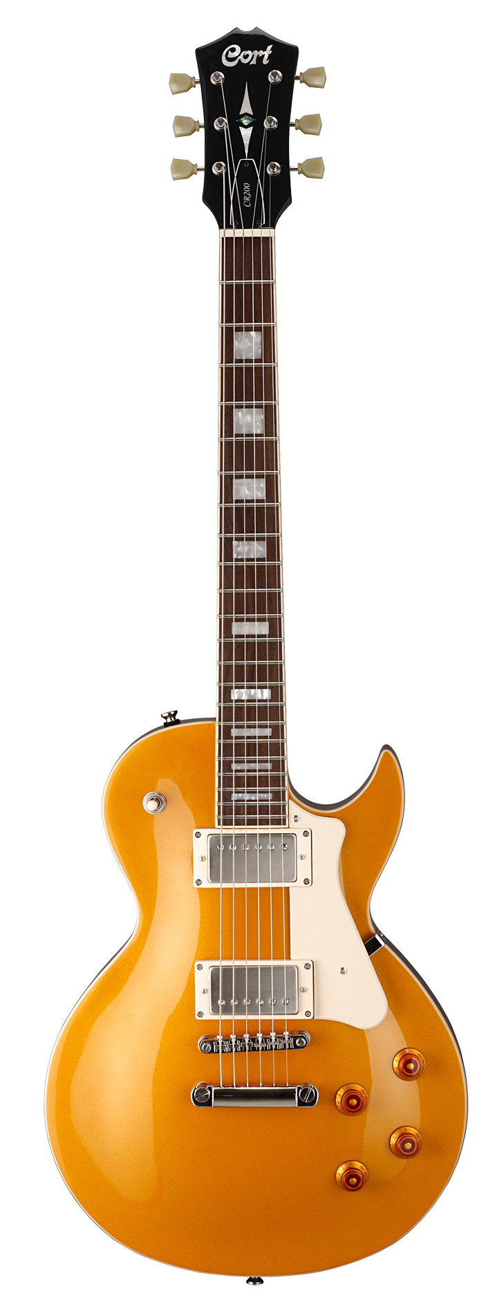 CORT CR200GT2 elektrische gitaar LP-model Gold top