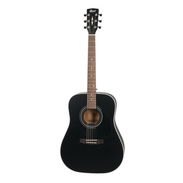 CORT COET7BS2 Folkgitaar, Earth 70, zwart gesatineerd