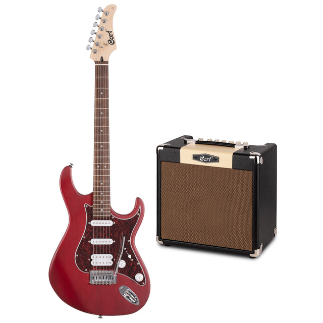 CORT COG110OPBCBU Paket, Elektrische gitaar & Amp