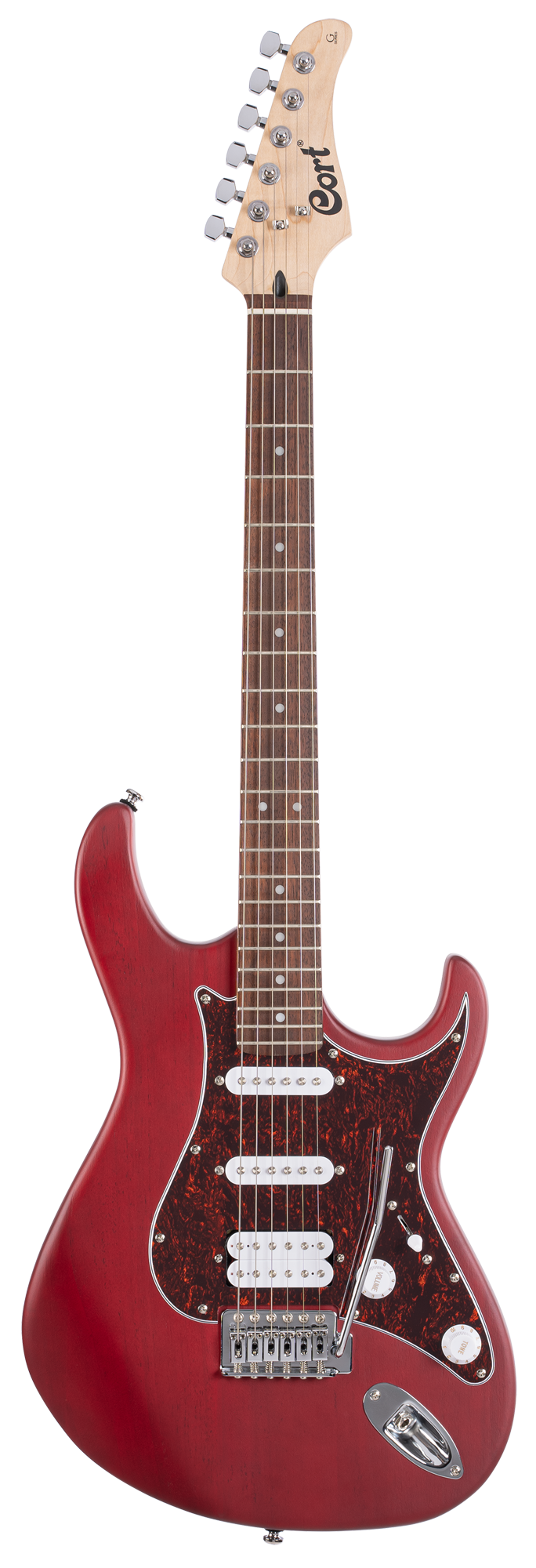 CORT G110OPBC Elektrische gitaar Open Pore Black Cherry