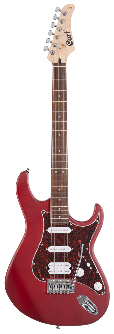 CORT G110OPBC Elektrische gitaar Open Pore Black Cherry