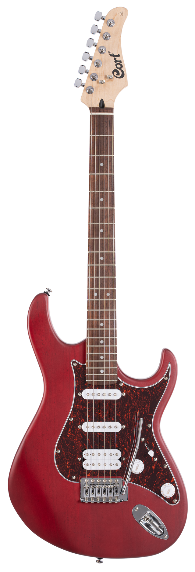 CORT G110OPBC Elektrische gitaar Open Pore Black Cherry