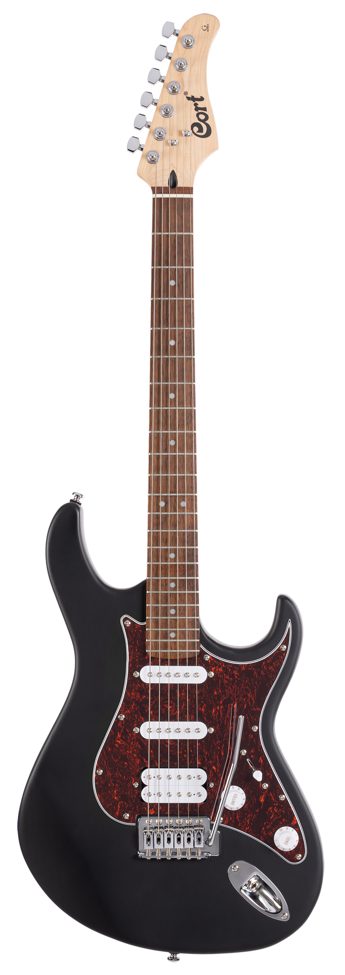 CORT G110OPBK Elektrische gitaar Open Pore Black