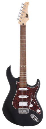 CORT G110OPBK Elektrische gitaar Open Pore Black