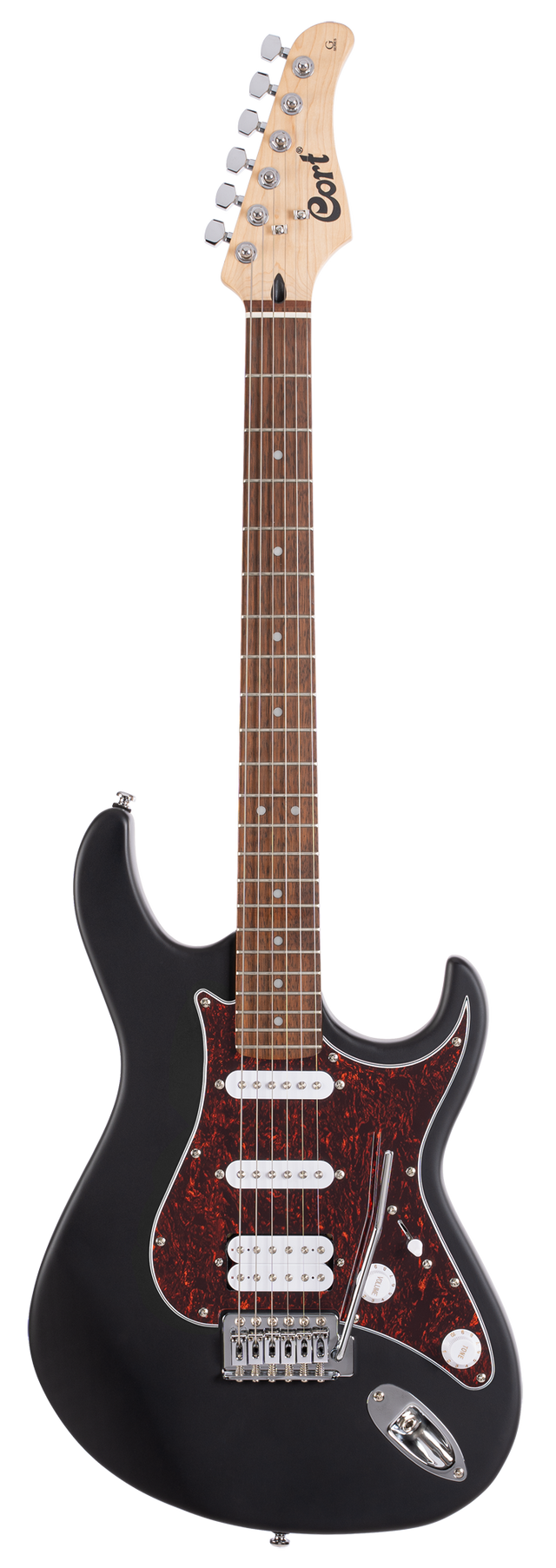 CORT G110OPBK Elektrische gitaar Open Pore Black