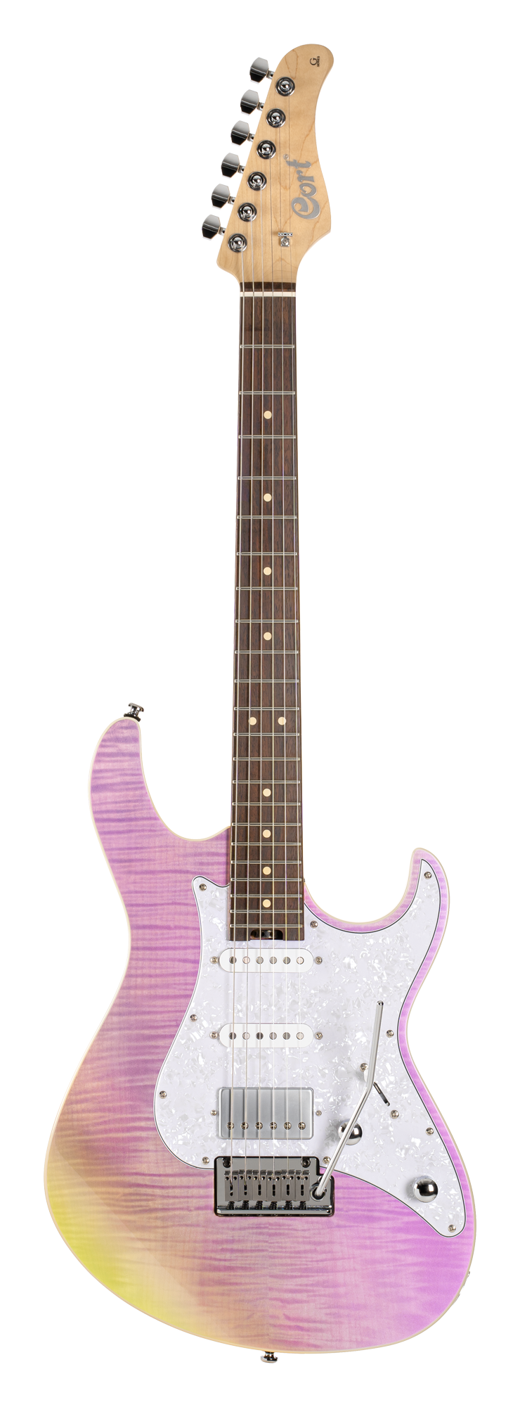 CORT G280STCB Elektrische gitaar Trans Chameleon Purple