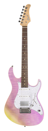 CORT G280STCB Elektrische gitaar Trans Chameleon Purple