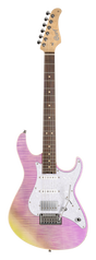 CORT G280STCB Elektrische gitaar Trans Chameleon Purple