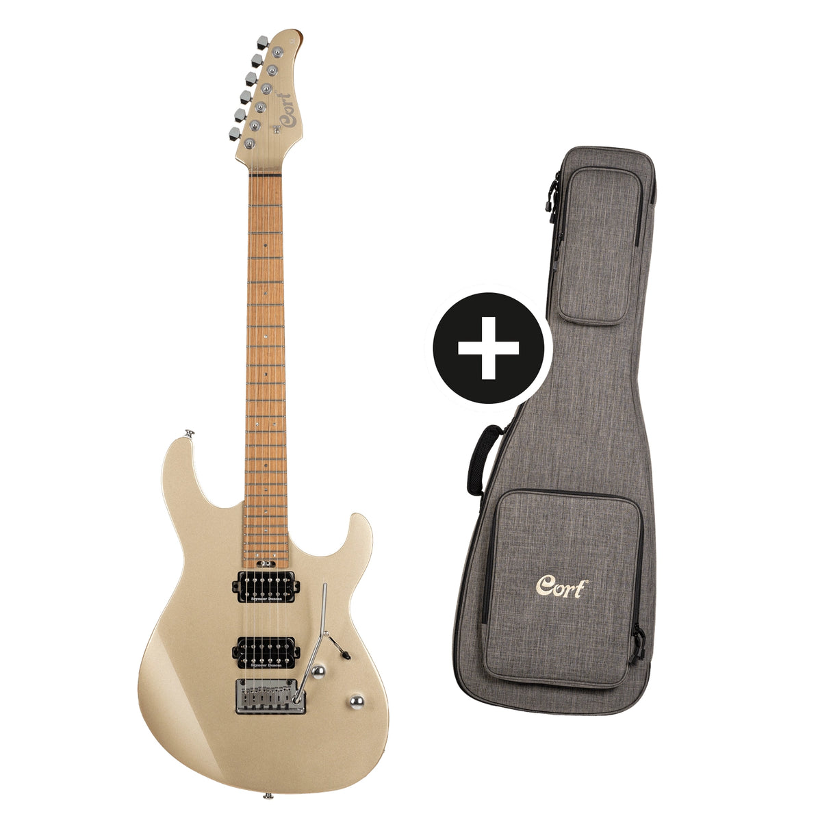 CORT COG300MGDBU Pakket, G300MGD Elektrische gitaar & CPEG100 Tas