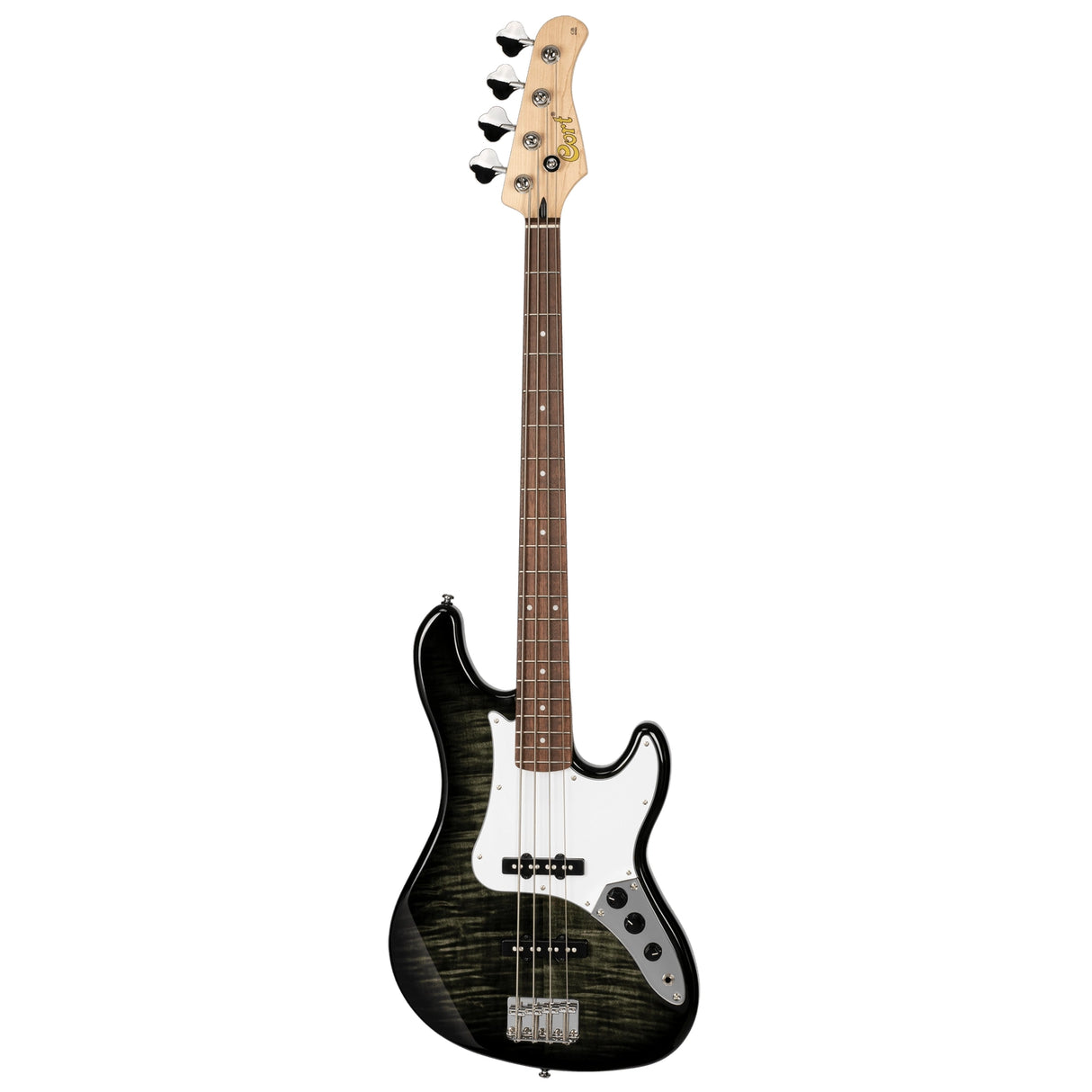 CORT COGB24JJTB Basgitaar, GB24JJ, Trans Black