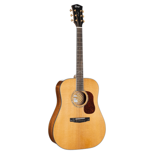 CORT COGOD6NG2 Folkgitaar, GOLD D6, natuur, Softcase