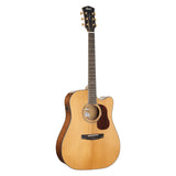 CORT COGODC6NG Folkgitaar, GOLD DC6, naturel, voorversterker, Softcase