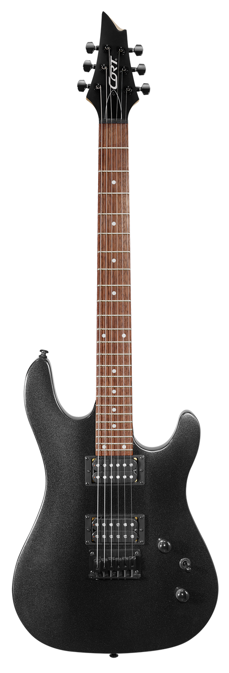 CORT KX100BKM Elektrische gitaar zwart metallic