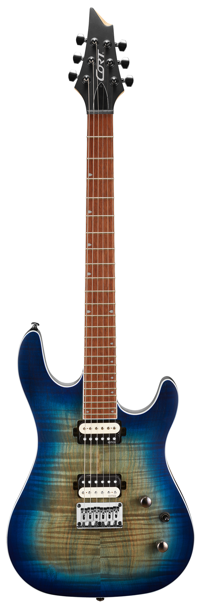 CORT KX300OPCB Elektrische gitaar Open Pore Cobalt Burst