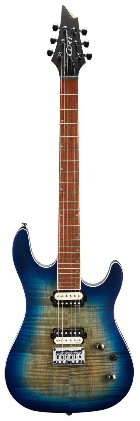 CORT KX300OPCB Elektrische gitaar Open Pore Cobalt Burst