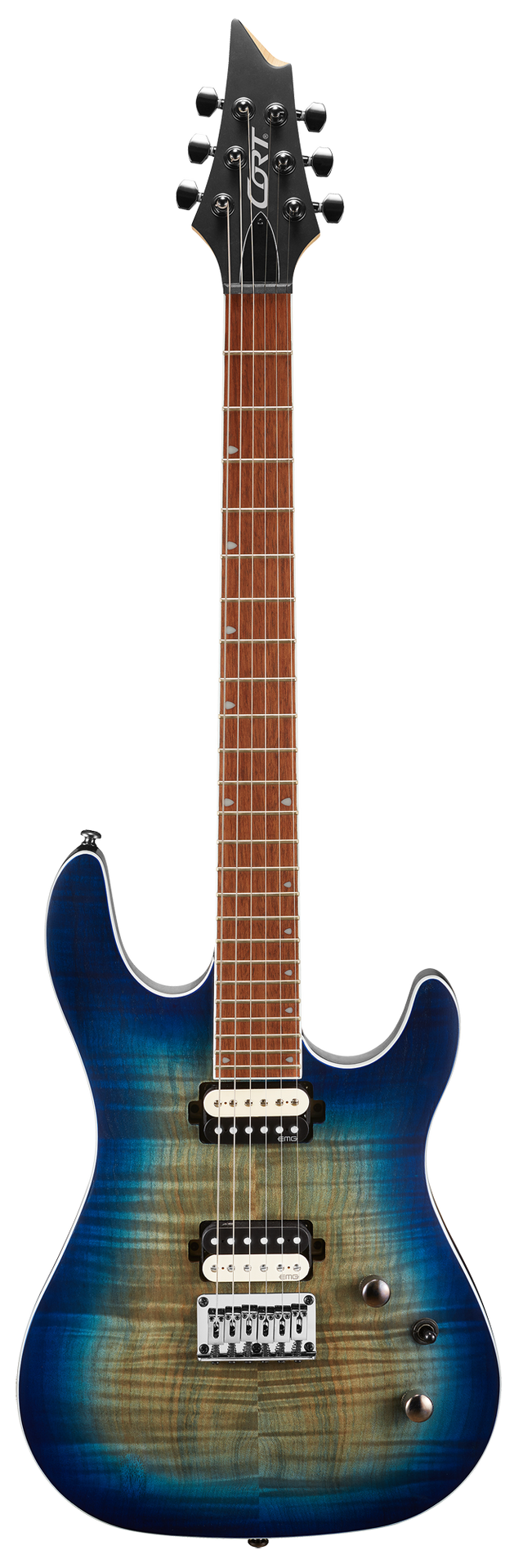 CORT KX300OPCB Elektrische gitaar Open Pore Cobalt Burst