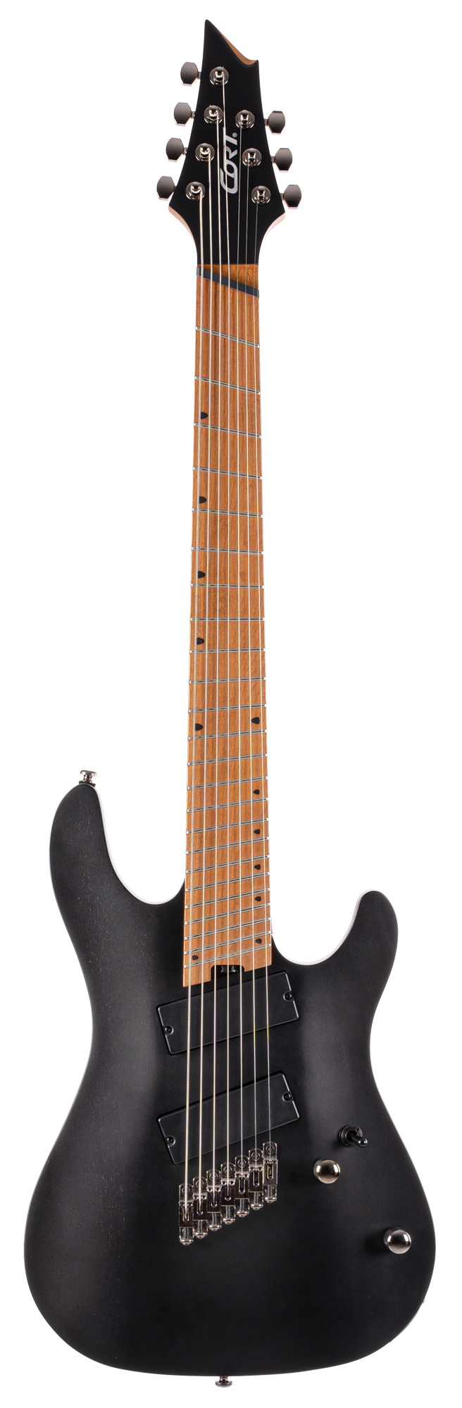 CORT KX307MSOPBK Elektrische gitaar Open Pore Black 7 snarig