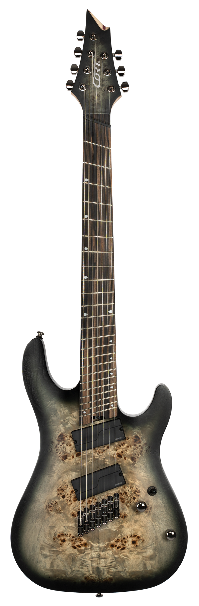 CORT KX507MSSDB 7-snarige elektrische gitaar Stardust Black