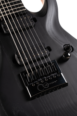 CORT KX707EVOPBKG 7-snarige Elektrische gitaar Evertune Open Pore Black