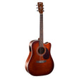 CORT COMR50EBR2 Folkgitaar, MR500E, bruin/Open Pore, voorversterker