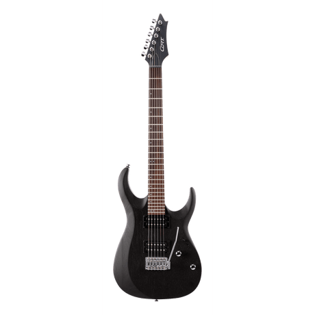 CORT X100OPBK Elektrische gitaar Open Pore Black