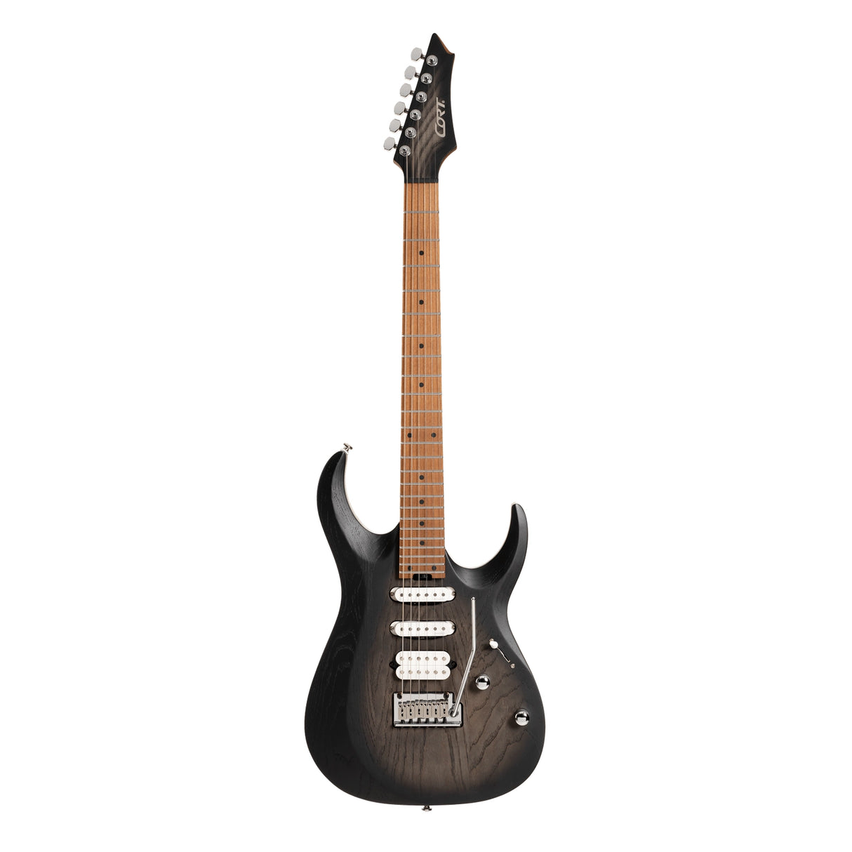 CORT COX700TOPBBG Elektrische gitaar, X-700 Triality, Open Pore Black Burst, Tas