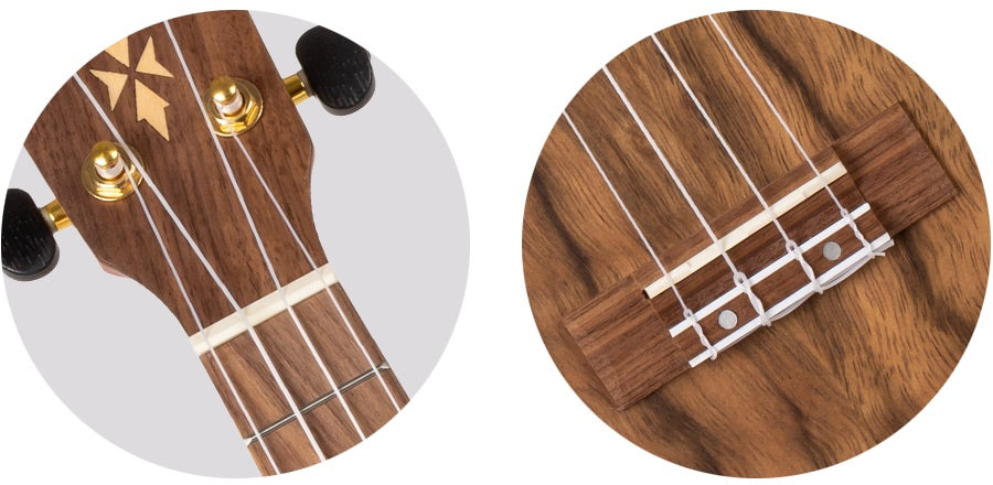 Flight DUC430 EQ DAO Elektrisch-Akoestische Concert Ukulele met Dao Body, Pickup en Aquila Super Nylgut Snaren