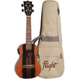 Flight DUC460EQ Concert Elektro-Acoustische Ukulele met tas