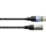 Cordial CCM FM Essentials Microfoonkabel – XLR mannelijk/vrouwelijk – Zwart