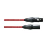 Cordial CMP FM RT Select Microfoonkabel – XLR mannelijk/vrouwelijk – Rood