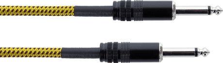 Cordial EL PP TWEED YE Elements Instrumentenkabel 6.3 mm Jack geel