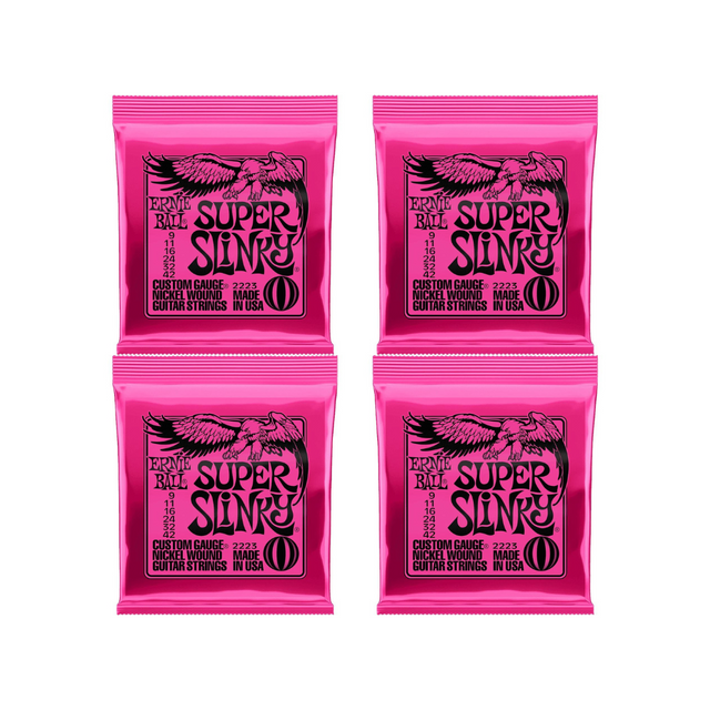 Ernie Ball 2223 bundel Super Slinky 4 Snaren Set