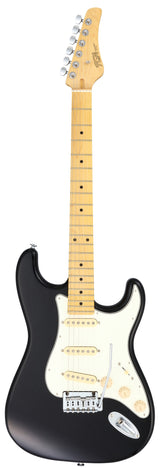 FGN Boundary elektrische gitaar zwart 3 FGN Singlecoils incl. gigbag
