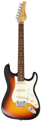 FGN Boundary ST elektrische gitaar 3-Tone Sunburst 3 FGN Singlecoils incl. gigbag