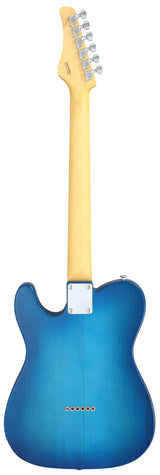 FGN Boundary TL elektrische gitaar Transparent Blue Sunburst FGN Singlecoils incl. gigbag