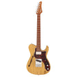 FGN Expert Iliad elektrische gitaar Vintage Natural, Thinline Body, 22 RVS frets, met koffer